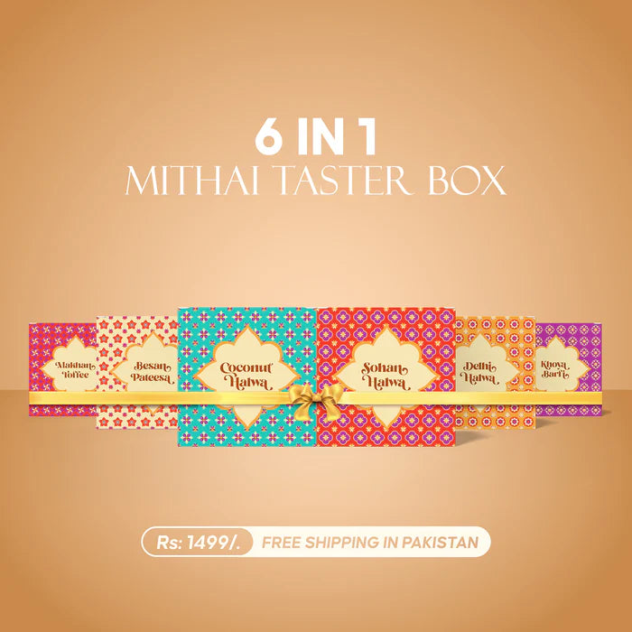 6 in 1 Mithai Taster Box