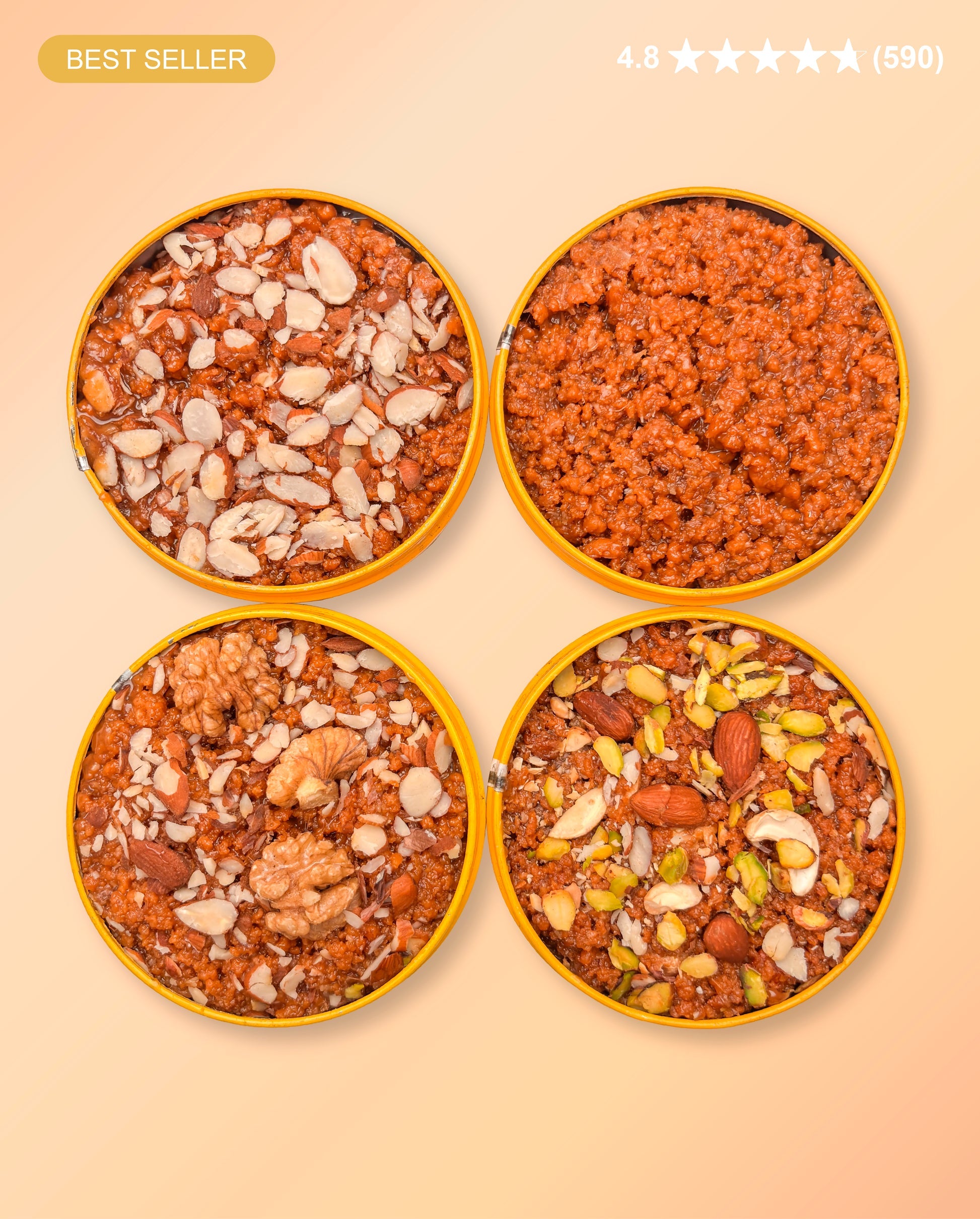 Pack of 4 Sohan Halwa