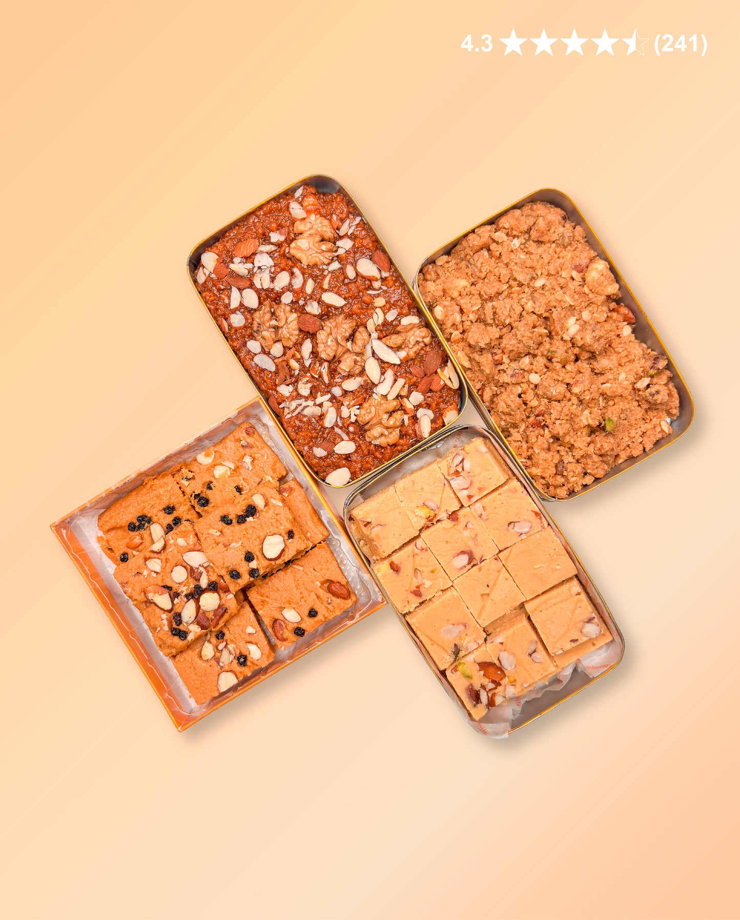 Discount Offer ( Halwa , Barfi , Patisa , Panjiri )